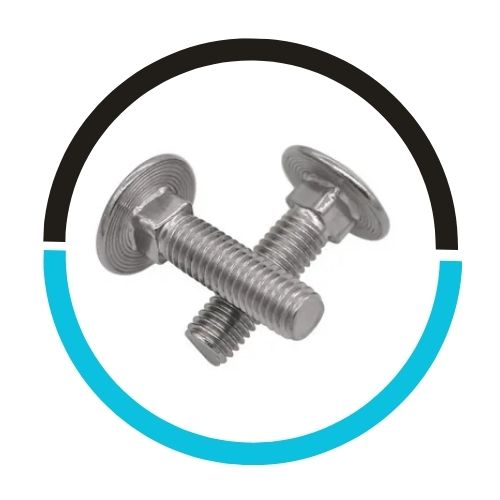 Plain Coarse Thread Exterior Carriage Bolt