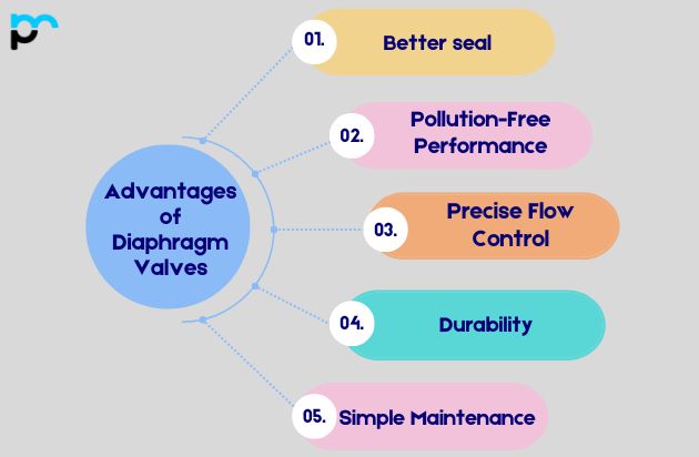 Advantages of Diaphragm Valves