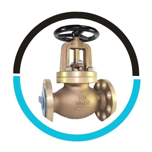 Bronze Marine Union Bonnet SDNR Angle Globe Valve in UAE (1)