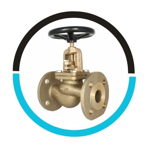 Bronze Union Bonnet SDNR Marine Angle Globe Valve in UAE