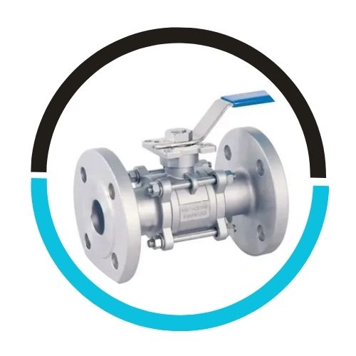 Stainless Steel Flange Ball Valve in UAE
