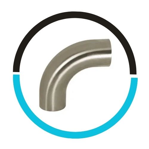 90° Tri-Clamp x Butt-Weld Elbow in UAE
