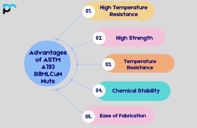 Advantages of ASTM A193 B8MLCuN Nuts
