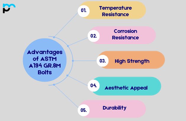 Advantages of ASTM A194 GR.8M Bolts